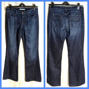 Joe's Muse dark wash boot cut jeans sz 30 tall girls 34" inseam